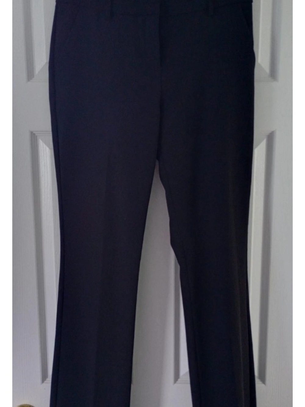 Express Brand Womens Columnist Barely Boot Ankle Mid Rise Pants 8L NWOT Black
